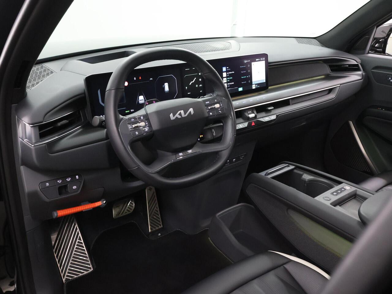 KIA EV9 GT-Line AWD 99.8 kWh | 7 Persoons | 360 Camera | Stoel Massage | Stoelverwarming Stoelverkoeling Voor + Achter | Dubbel Panoramadak | Meridian audio |