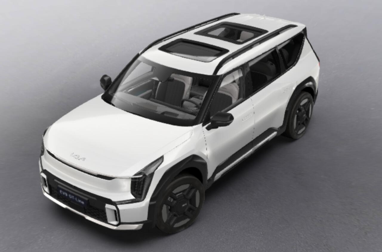 KIA EV9 GT-Line AWD 99.8 kWh | Betreft Ivory Silver Glossy