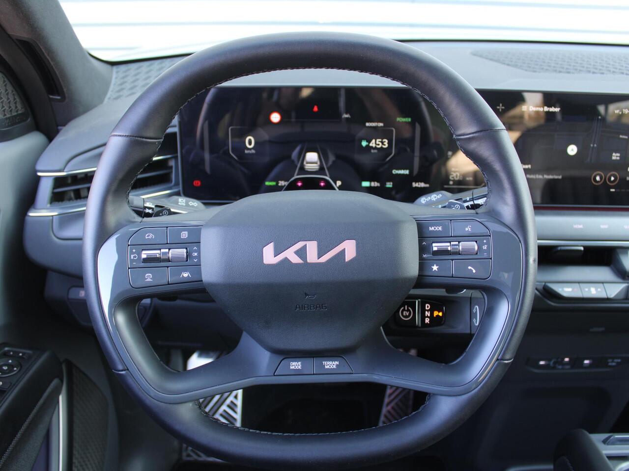 KIA EV9 GT-Line AWD 99.8 kWh | 7-zits | Stoelverwarming/ventilatie v+a | Camera rondom | Pano dak | HUD | Leer | 21" LM |