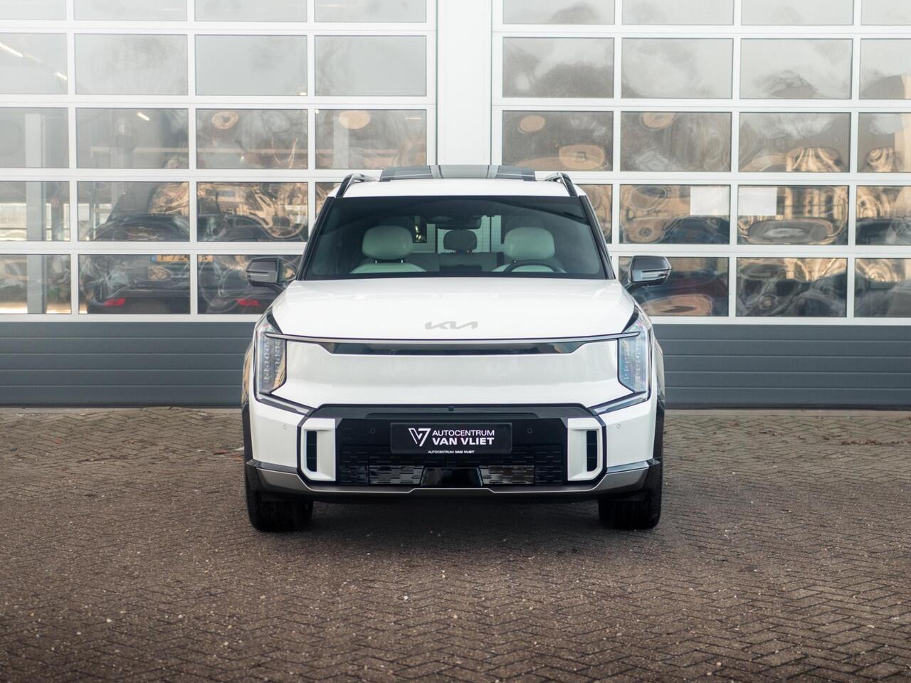 KIA EV9 GT-Line AWD 99.8 kWh | Levering uit voorraad | 7-Pers. | 21" | Head-Up | Stoel-/Stuurverwarming | Premium Audio | Schuif-/kanteldak | Adapt. Cruise | Navi