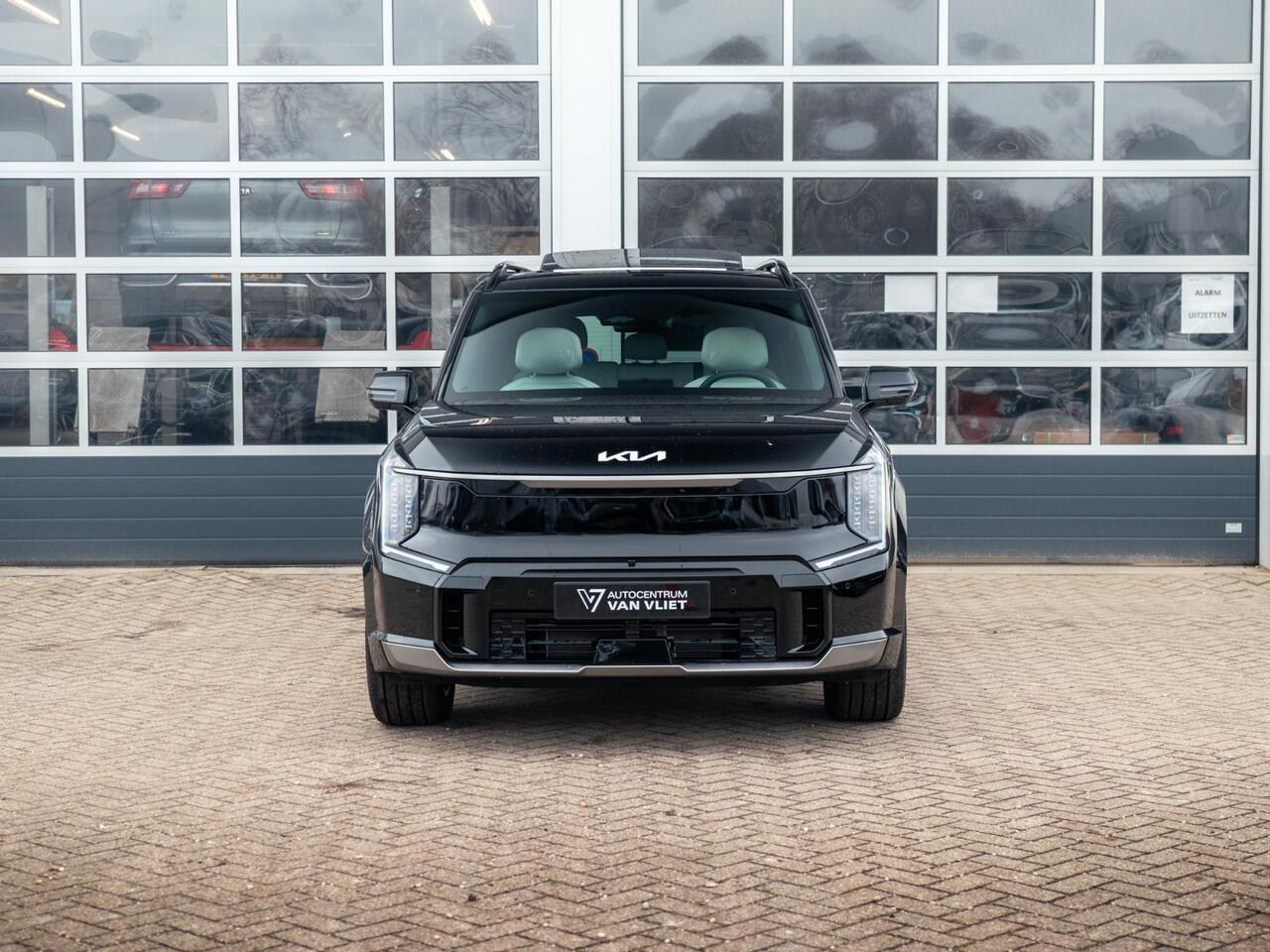 KIA EV9 GT-Line AWD 99.8 kWh | Levering uit voorraad | 7-Pers. | 21" | Head-Up | Stoel-/Stuurverwarming | Premium Audio | Schuif-/kanteldak | Adapt. Cruise | Navi