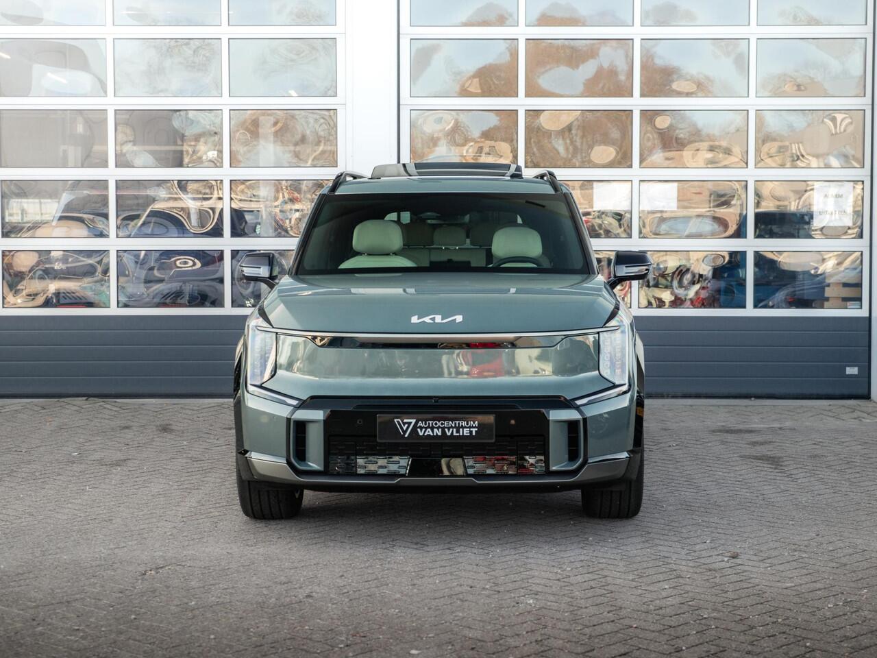 KIA EV9 GT-Line AWD 99.8 kWh | Levering uit voorraad | 7-Pers. | 21" | Head-Up | Stoel-/Stuurverwarming | Premium Audio | Schuif-/kanteldak | Adapt. Cruise | Navi