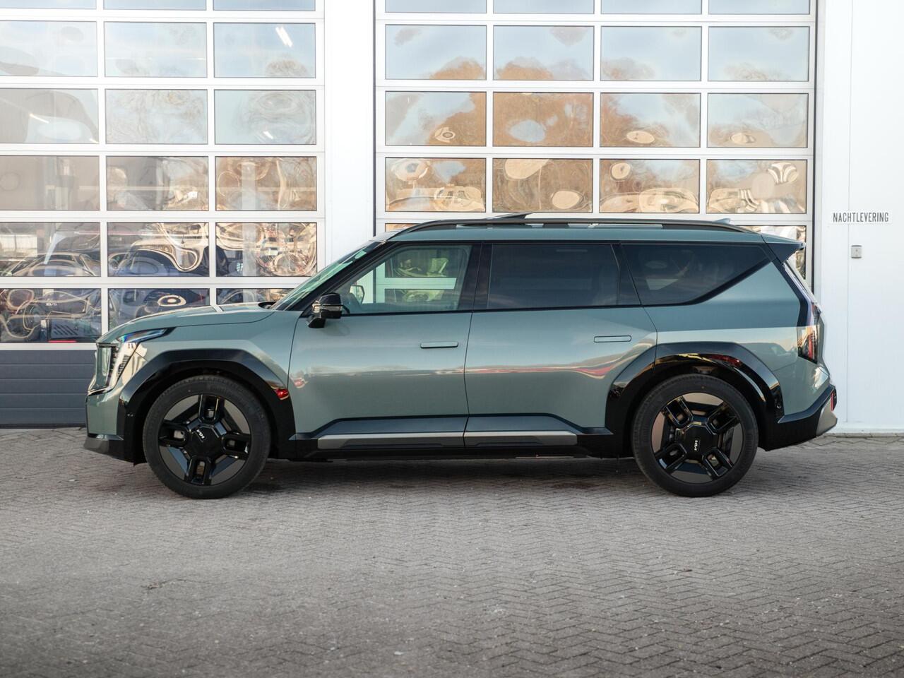 KIA EV9 GT-Line AWD 99.8 kWh | Levering uit voorraad | 7-Pers. | 21" | Head-Up | Stoel-/Stuurverwarming | Premium Audio | Schuif-/kanteldak | Adapt. Cruise | Navi