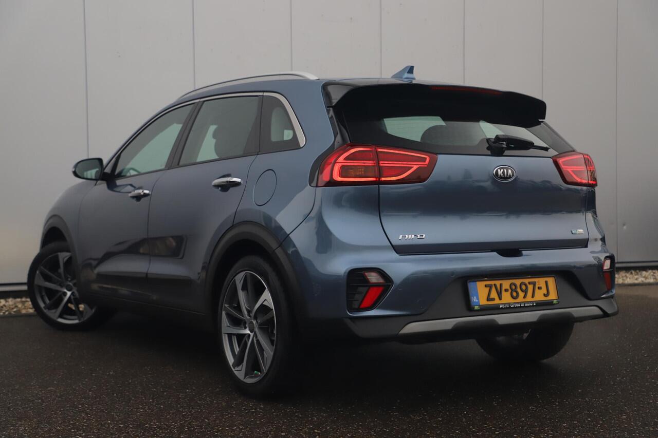 KIA Niro 1.6 GDi Hybrid DynamicLine 140PK Automaat 18 inch Half Leder Navigatie Camera Adaptive Cruise Lane Assist Clima Carplay Android