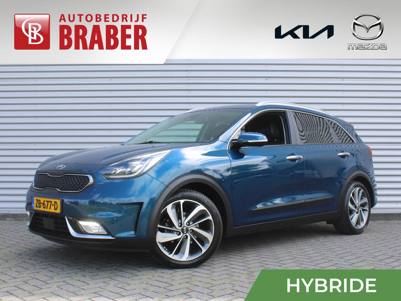 KIA Niro 1.6 GDi Hybrid ExecutiveLine | Trekhaak | Stuur-/stoelverwarming + ventilatie | Camera | Cruise adapt. | 18" LM | Leer | JBL audio |