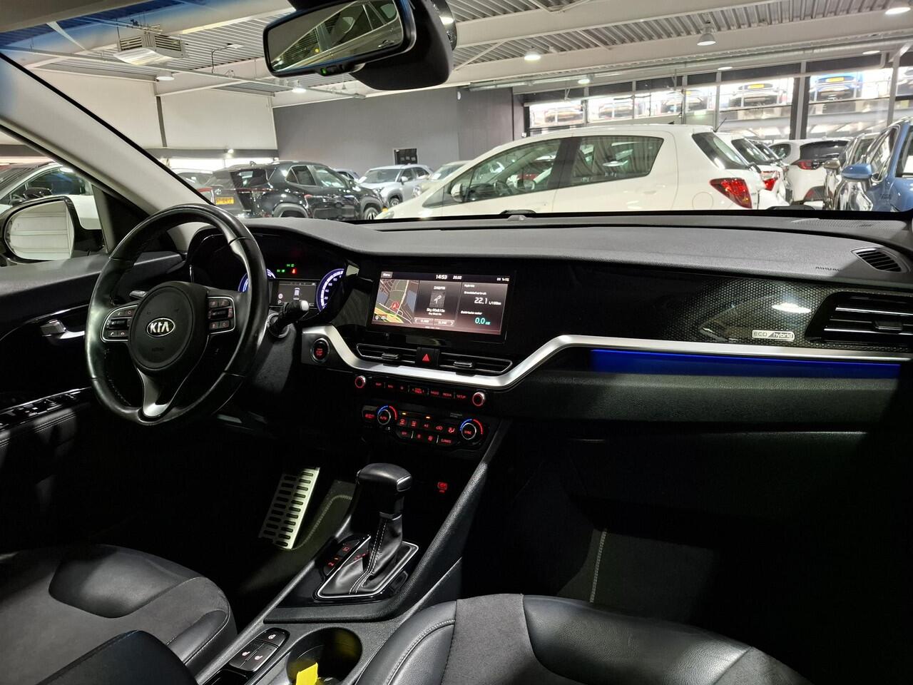 KIA Niro 1.6 GDi Hybrid DynamicPlusLine Stoel en Stuur verwarming, Apple Carplay/Android Auto, Navigatie, Camera.