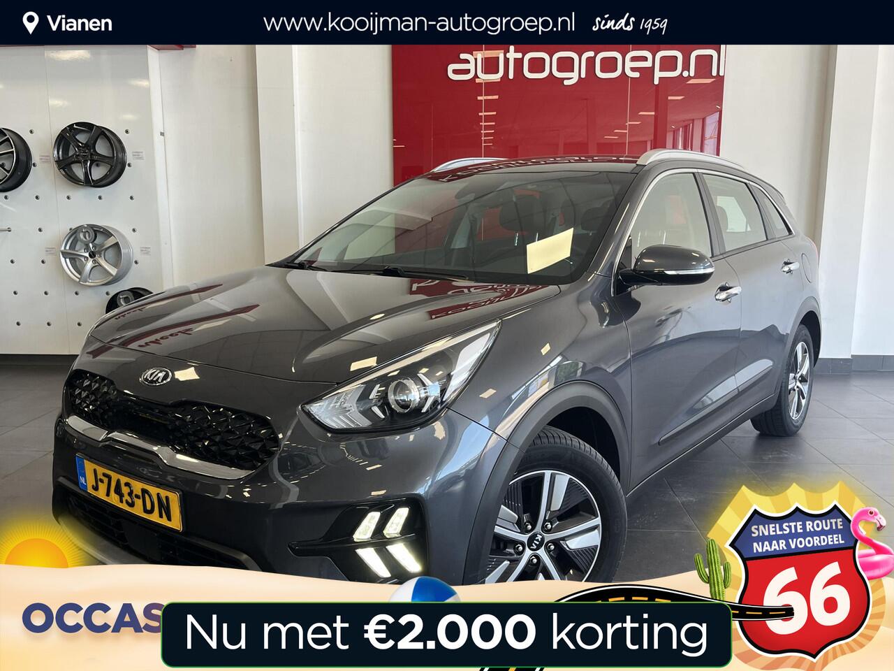 KIA Niro 1.6 GDi Hybrid DynamicLine Adaptieve Cruisecontrol, Apple Carplay, Android Auto, Navigatie, Achteruitrij Camera