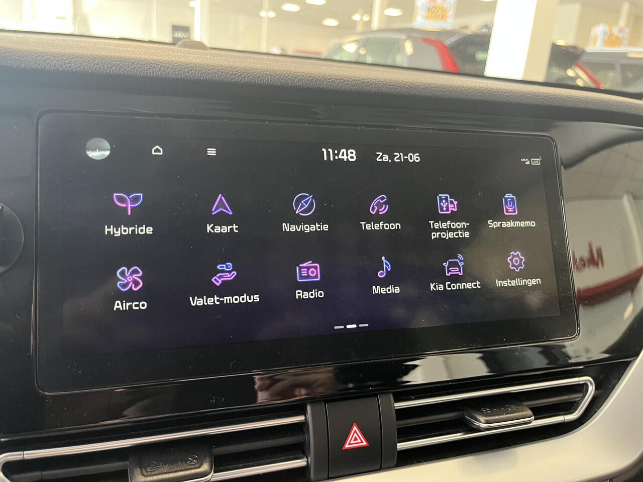 KIA Niro 1.6 GDi Hybrid DynamicLine Adaptieve Cruisecontrol, Apple Carplay, Android Auto, Navigatie, Achteruitrij Camera