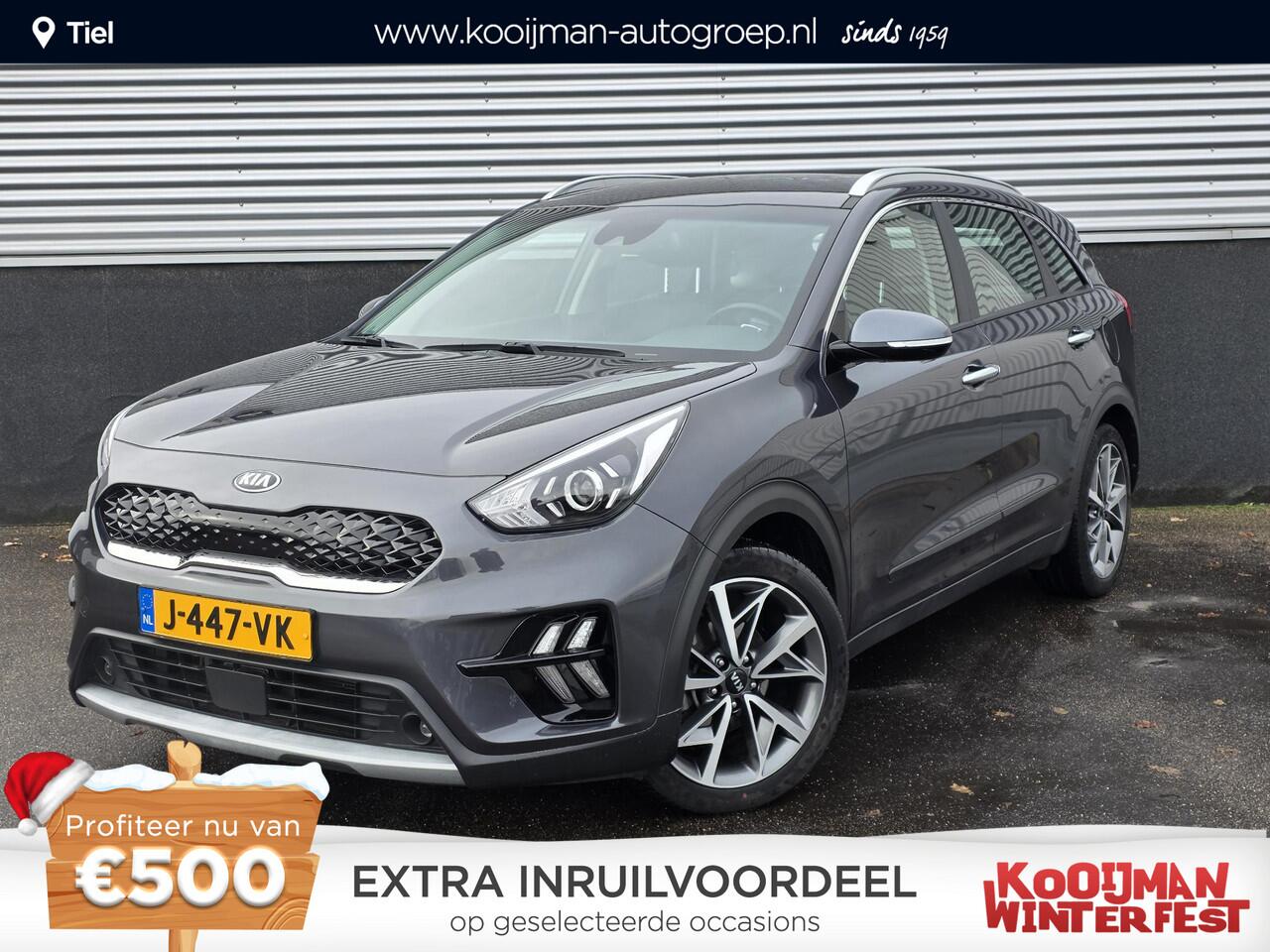 KIA Niro 1.6 GDi Hybrid DynamicLine Navigatie, 1e eign. NL-auto, Nieuw geleverd en dealeronderhouden, 18" LMV, Achteruitrijcamera & parkeersensoren, BTW-auto