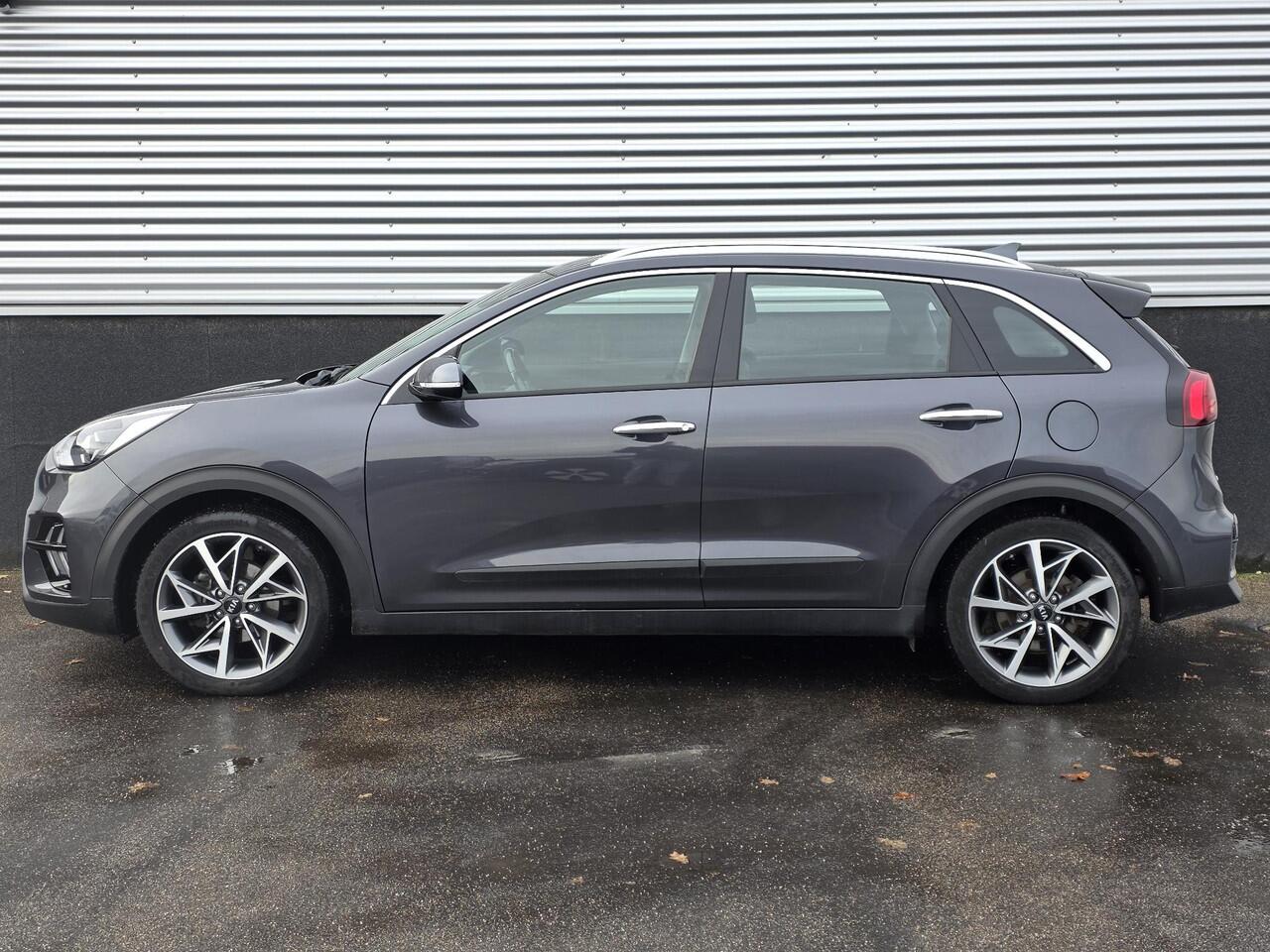 KIA Niro 1.6 GDi Hybrid DynamicLine Navigatie, 1e eign. NL-auto, Nieuw geleverd en dealeronderhouden, 18" LMV, Achteruitrijcamera & parkeersensoren, BTW-auto