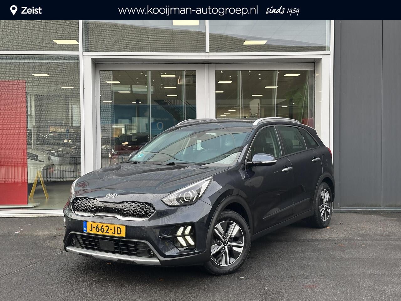 KIA Niro 1.6 GDi Hybrid DynamicLine Trekhaak | Navigatie | Adaptieve cruise control | Climate control | Achteruitrij camera | Automaat | NL-auto & boekjes compleet!