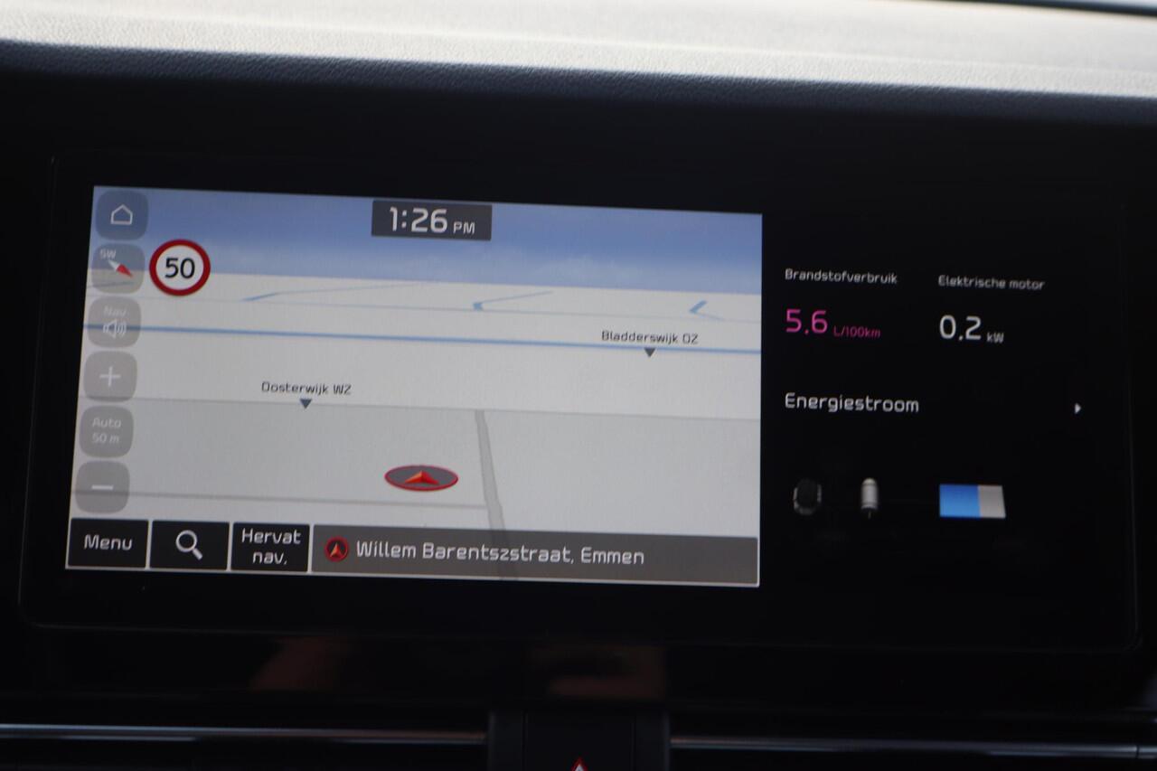KIA Niro 1.6 GDi Hybrid DynamicPlusLine Navigatie, Apple Carplay, Climate control, Camera, Stoel- stuurverwarming, Lichtmetalen wielen