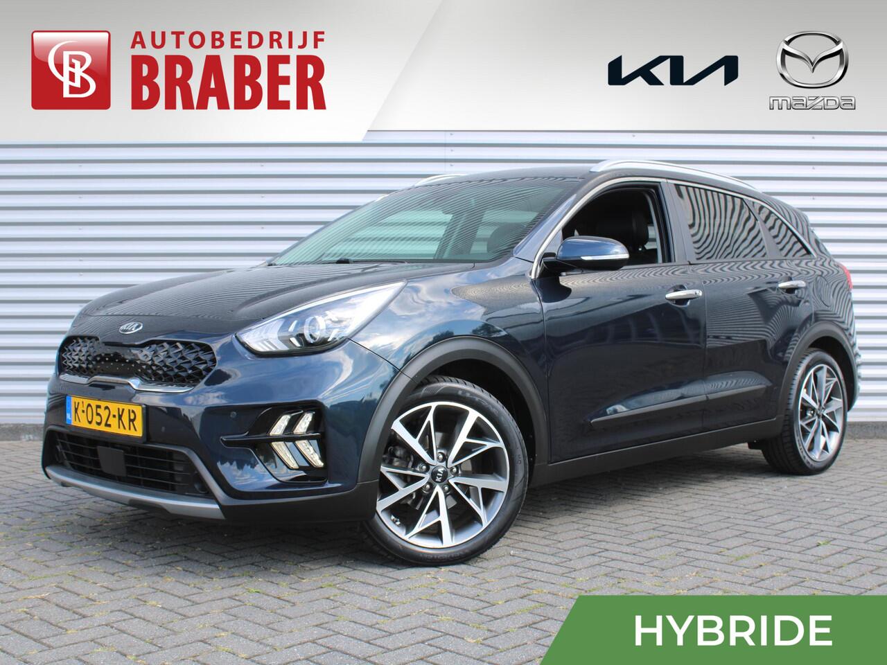 KIA Niro 1.6 GDi Hybrid DynamicPlusLine | Trekhaak | Stuur-/stoelverwarming | Camera | Cruise adapt. | 18" LM | Leer | LED | Navi |