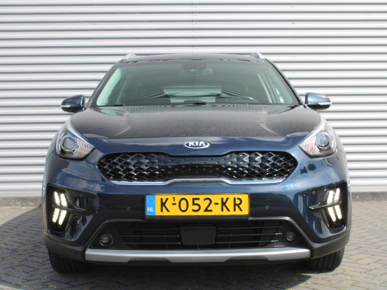 KIA Niro 1.6 GDi Hybrid DynamicPlusLine | Trekhaak | Stuur-/stoelverwarming | Camera | Cruise adapt. | 18" LM | Leer | LED | Navi |