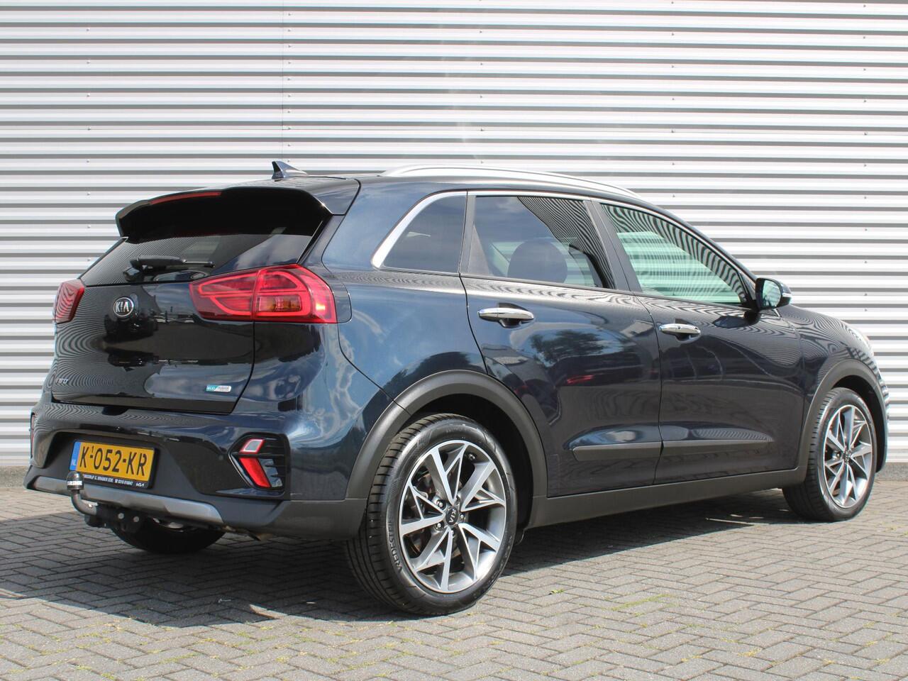 KIA Niro 1.6 GDi Hybrid DynamicPlusLine | Trekhaak | Stuur-/stoelverwarming | Camera | Cruise adapt. | 18" LM | Leer | LED | Navi |