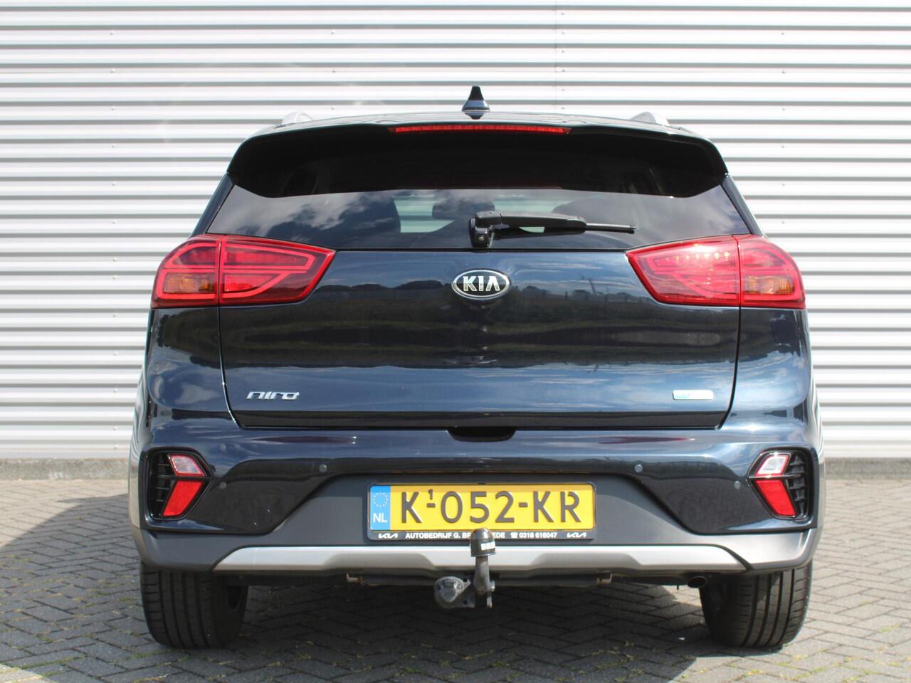 KIA Niro 1.6 GDi Hybrid DynamicPlusLine | Trekhaak | Stuur-/stoelverwarming | Camera | Cruise adapt. | 18" LM | Leer | LED | Navi |