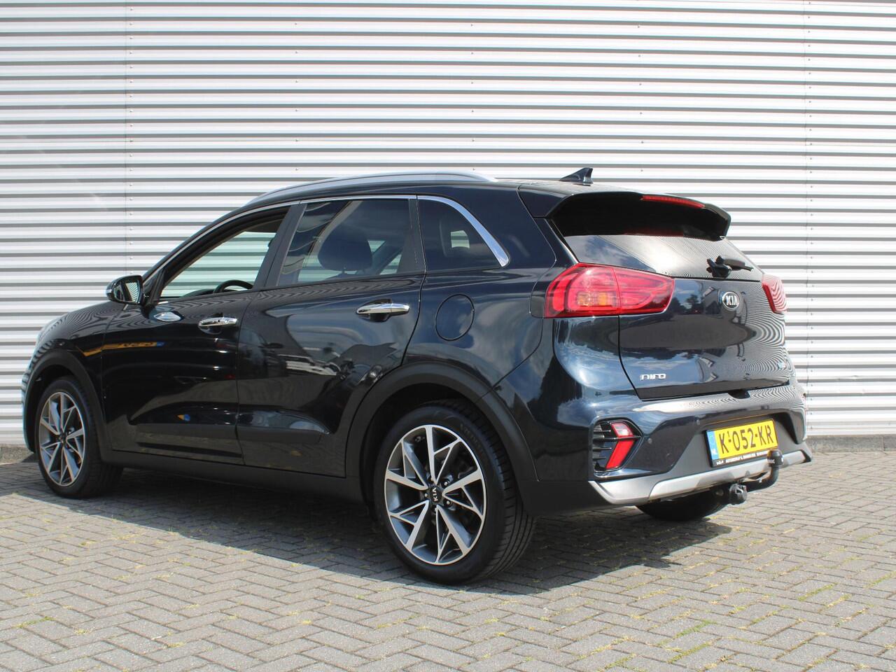 KIA Niro 1.6 GDi Hybrid DynamicPlusLine | Trekhaak | Stuur-/stoelverwarming | Camera | Cruise adapt. | 18" LM | Leer | LED | Navi |