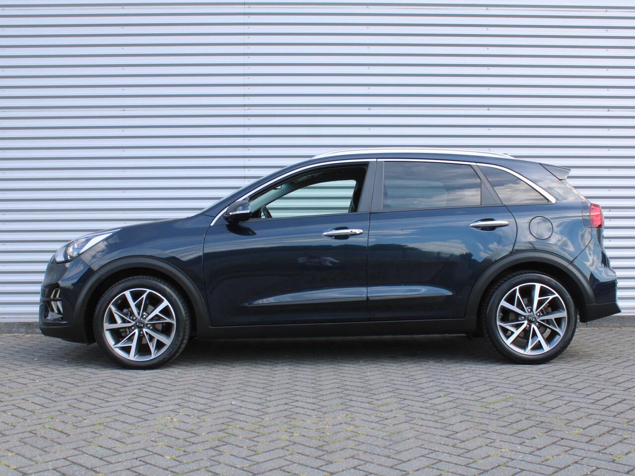 KIA Niro 1.6 GDi Hybrid DynamicPlusLine | Trekhaak | Stuur-/stoelverwarming | Camera | Cruise adapt. | 18" LM | Leer | LED | Navi |