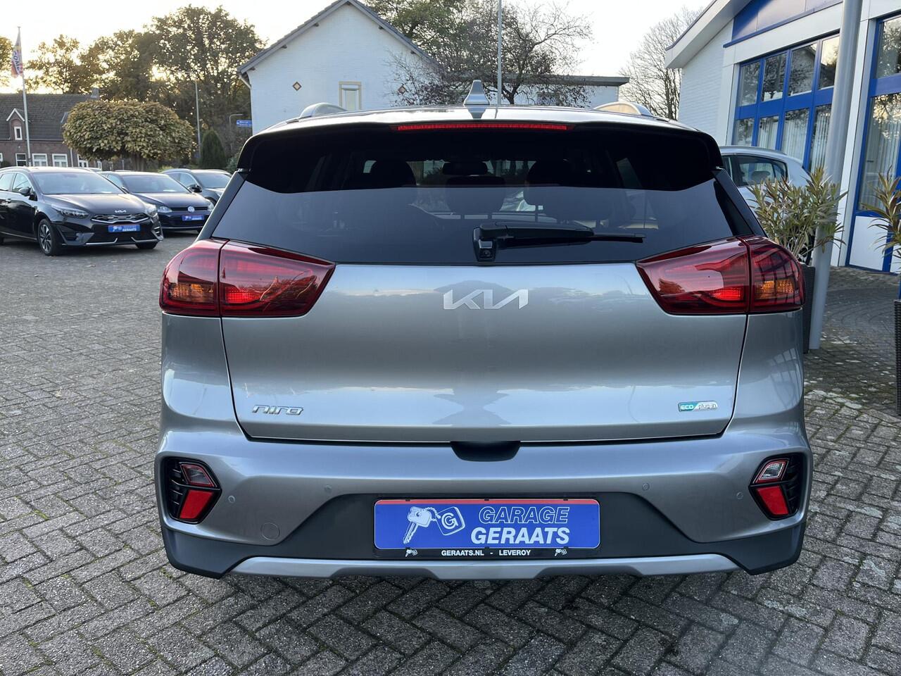 KIA Niro 1.6 GDi PHEV DynamicPlusLine | 10 jaar garantie, Digitaal Display, Dealer onderhouden, Parkeersensoren V+A, LED, 1e eigenaar, 1300kg trekgewicht, Fabrieksgarantie!