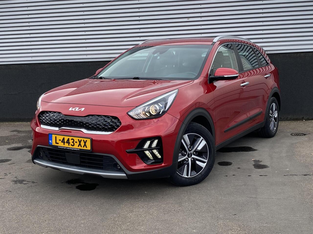 KIA Niro 1.6 GDi Hybrid DynamicLine Trekhaak, Nieuw geleverd, 1e eign. Dealeronderhouden, navigatie, Apple CarPlay/Android Auto, adaptieve cruise control, achteruitrij camera, automaat!