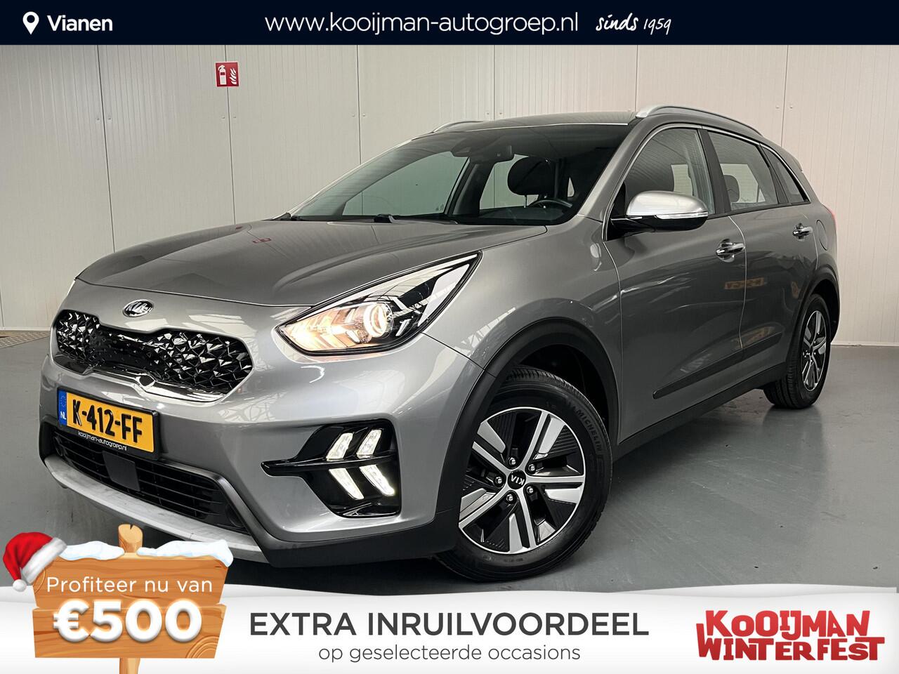 KIA Niro 1.6 GDi Hybrid DynamicLine met Trekhaak, Cruisecontrol, Achteruitrij Camera, Apple Carplay en Android Auto, Navigatie