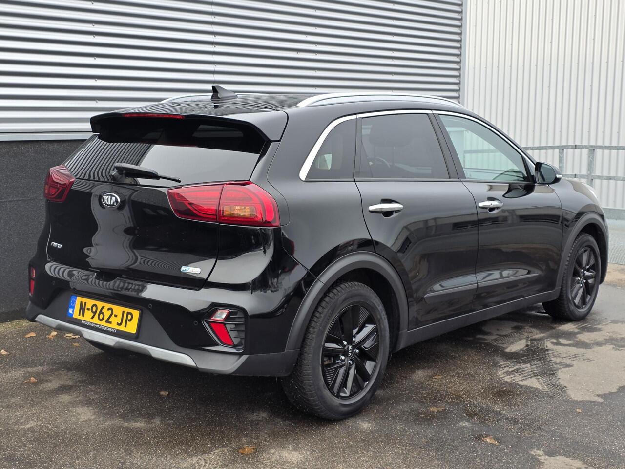 KIA Niro 1.6 GDi Hybrid DynamicPlusLine Navigatie, Lederen bekleding, Stoel- & Stuurwiel verwarmd, Dodehoekdetectie, Smart Key, Privacy Glass, Dealeronderhouden