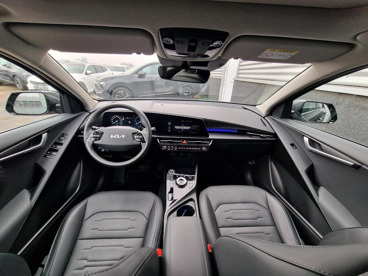 KIA Niro 1.6 GDi Hybrid DynamicPlusLine Schuif/kanteldak, 1e eign. Nieuw geleverd en dealeronderhouden, Dodehoekdetectie, Stoel- & Stuurwiel verwarmd, LMV, Smart Key