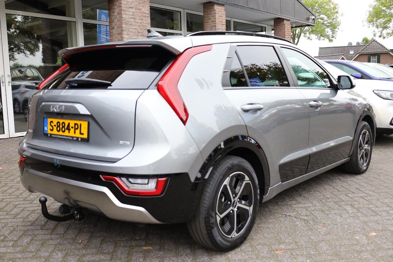 KIA Niro 1.6 GDi Hybrid DynamicPlusLine TREKHAAK-AFN LEER HUD PANO CARPLAY STOEL/STUURVERW. CAMERA ELEC-KLEP ADAPTIVE-CRUISE DAB 2XPDC LMV NAP DEALERONDERHOUDEN!!