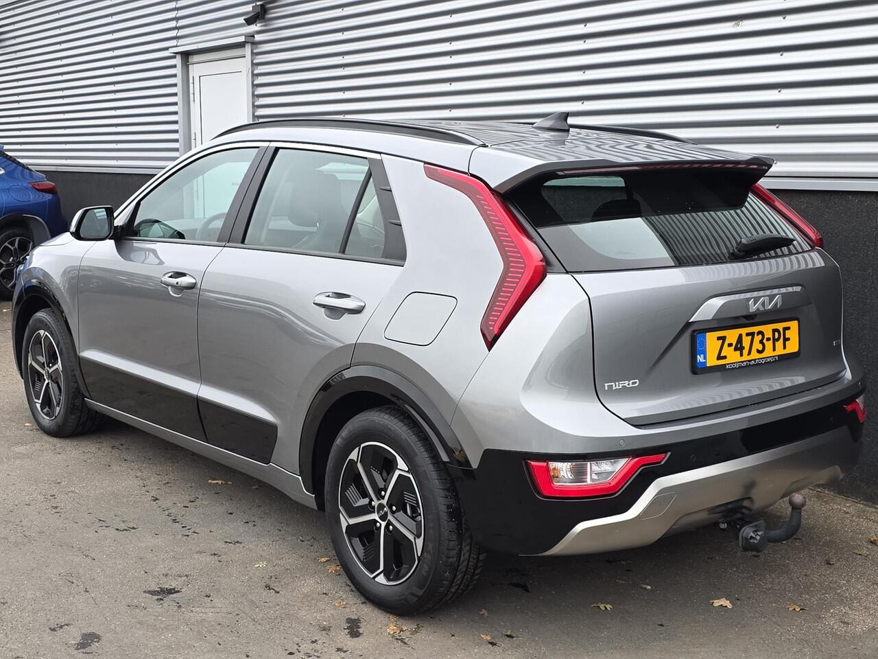 KIA Niro 1.6 GDi Hybrid DynamicLine Trekhaak, navigatie Apple CarPlay/Android Auto, NL-AUTO! parkeersensoren v&a, achteruitrij camera, adaptieve cruise control, BTW-auto