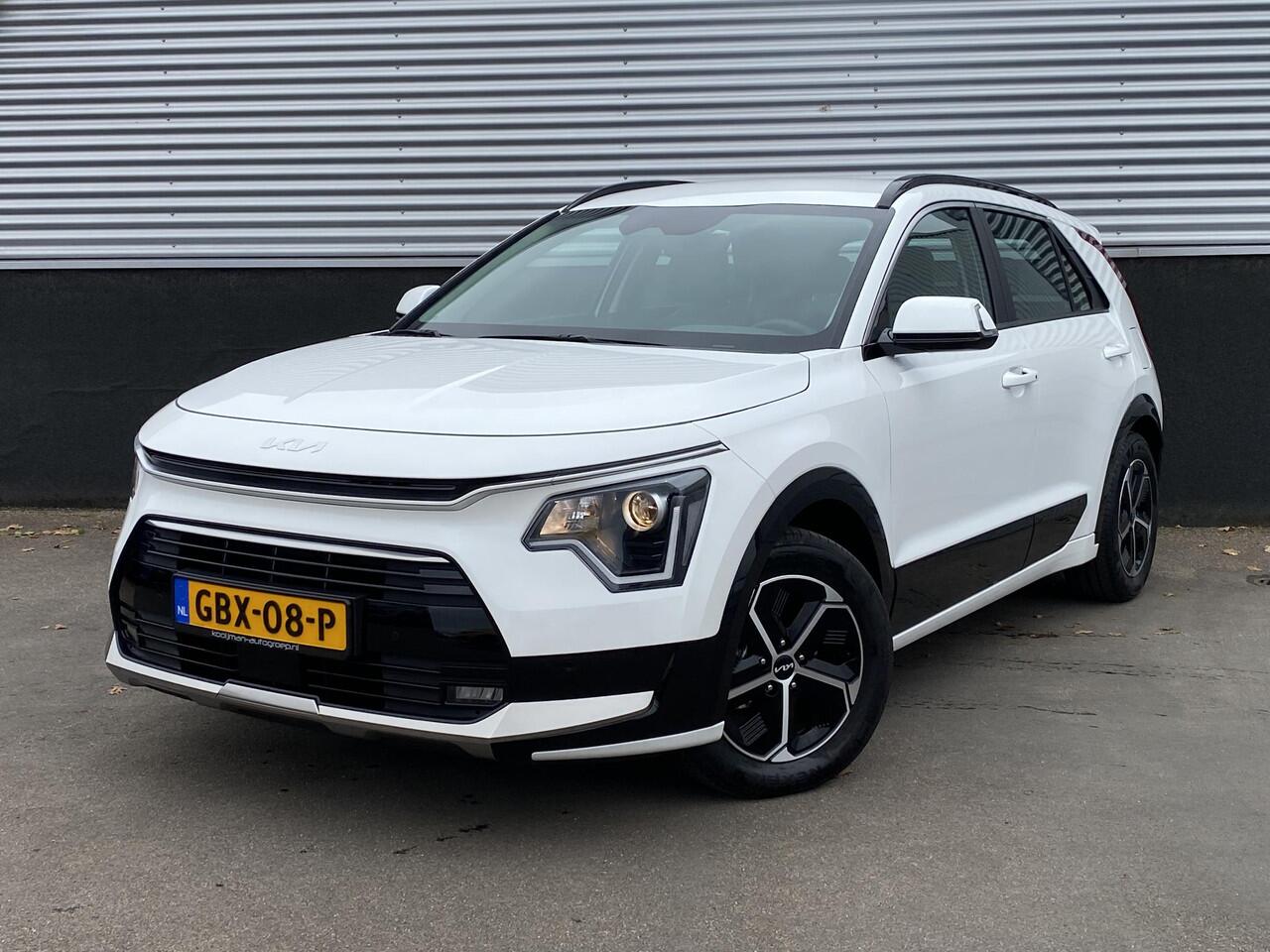 KIA Niro 1.6 GDi Hybrid DynamicLine Trekhaak, navigatie Apple CarPlay/Android Auto, NL-AUTO! parkeersensoren v&a, achteruitrij camera, adaptieve cruise control, BTW-auto