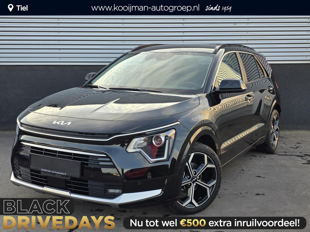 KIA Niro 1.6 GDi Hybrid DynamicLine Navigatie, 18" LMV, Parkeersensoren voor- & achter, Privacy glass