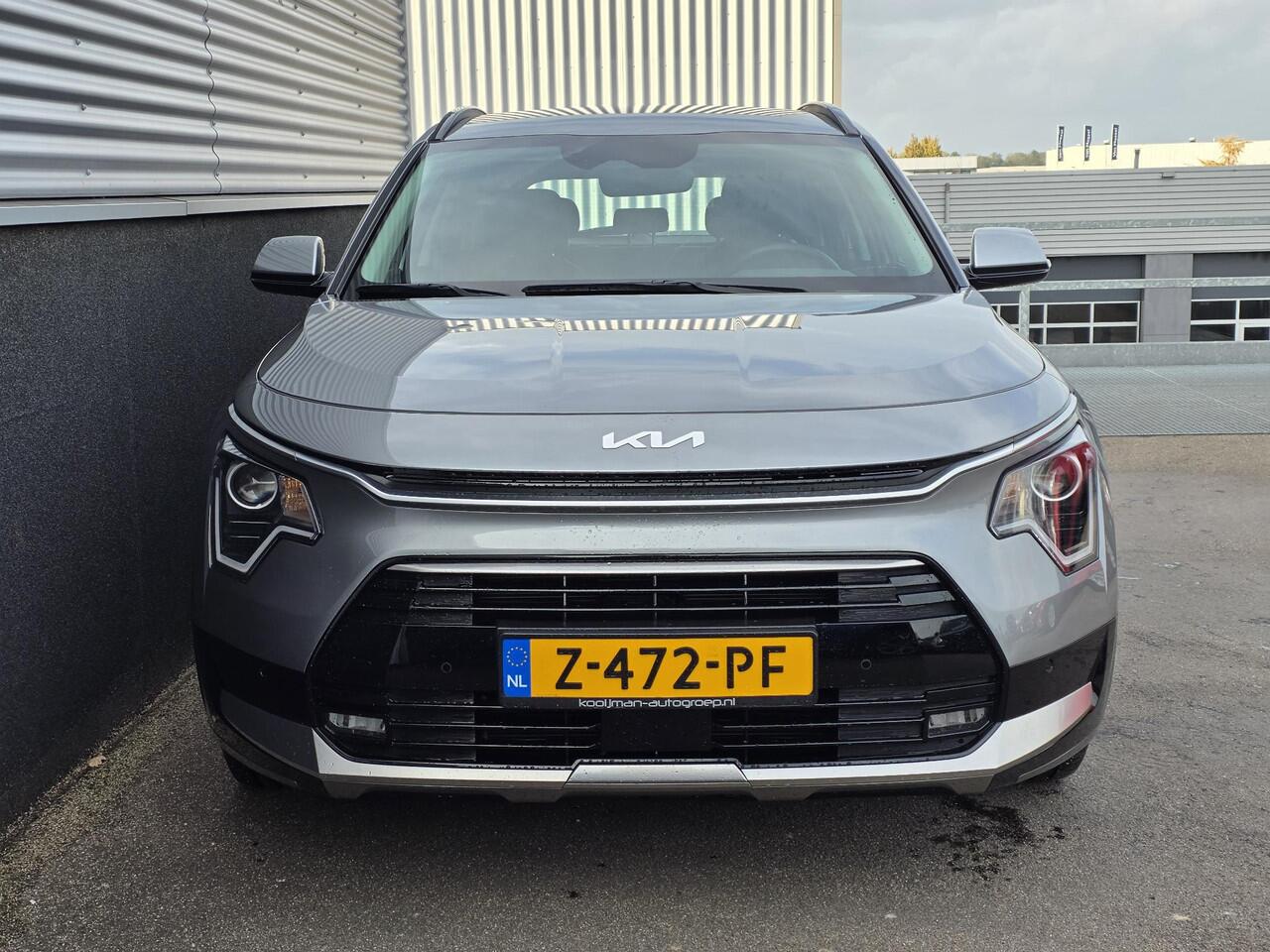 KIA Niro 1.6 GDi Hybrid DynamicLine Trekhaak 13-polig, navigatie, Apple CarPlay/Android Auto, NL-AUTO, parkeersensoren v&a, achteruitrij camera, adaptieve cruise control, BTW-auto