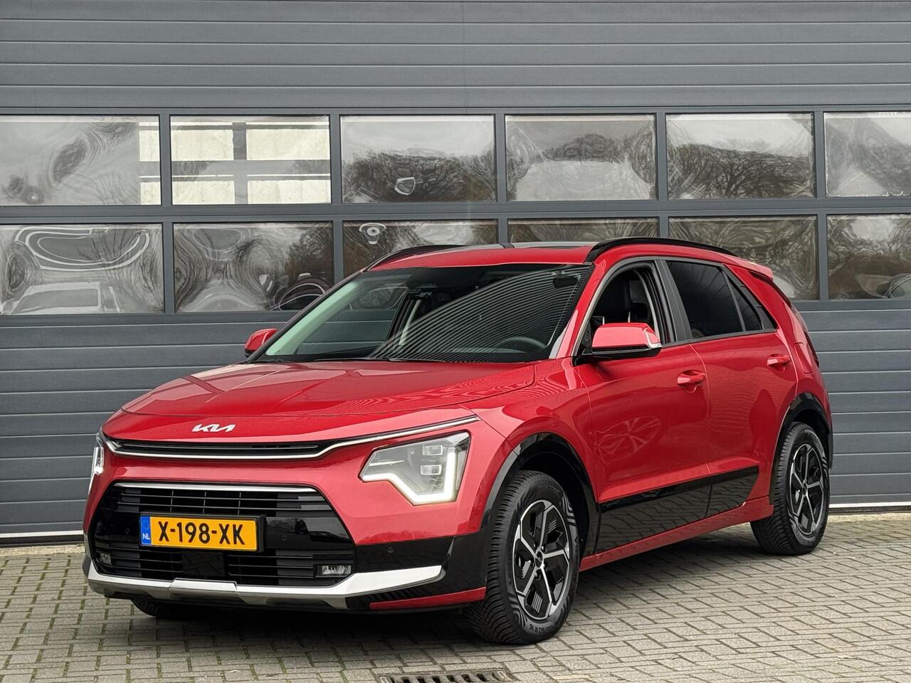 KIA Niro 1.6 GDi HYBRID DYNAMICPLUSLINE I DEALER ONDERHOUDEN I SCHUIF/KANTELDAK I VD EERSTE EIGENAAR I LEDEREN BEKLEDING