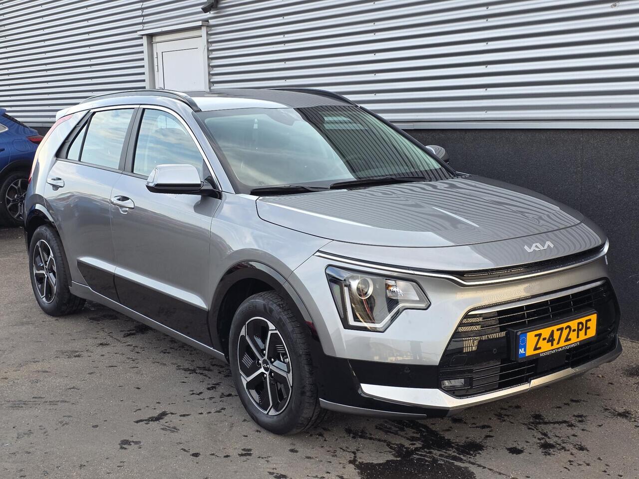 KIA Niro 1.6 GDi Hybrid DynamicLine Trekhaak 13-polig, navigatie, Apple CarPlay/Android Auto, NL-AUTO, parkeersensoren v&a, achteruitrij camera, adaptieve cruise control, BTW-auto