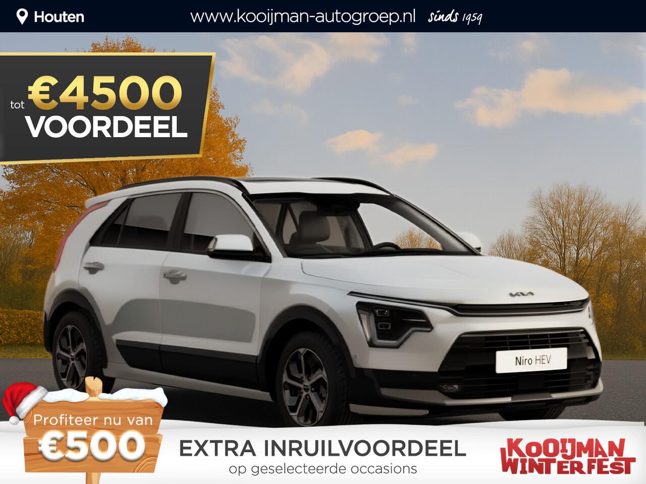 KIA Niro 1.6 GDi Hybrid ComfortLine ¤31.295,- RIJKLAAR! Nu ¤4.500,- voordeel! Nu extra scherp geprijsd!