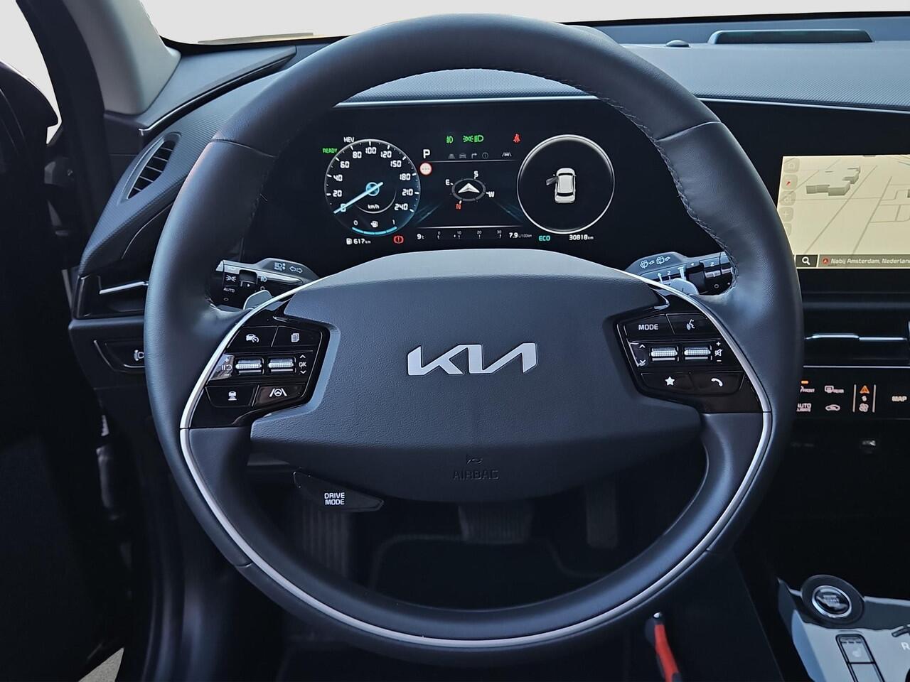 KIA Niro 1.6 GDi PHEV DynamicPlusLine | HUD | Leder | Stoel- en Stuurverwarming | Adapt. Cruise | Schuif/Kanteldak | Elektr. Achterklep |