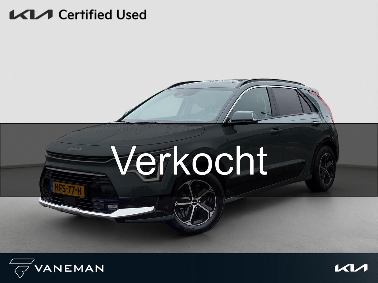 KIA Niro 1.6 GDi Hybrid DynamicPlusLine HUD | Leder | Stoel- en Stuurverwarming | Adapt. Cruise | Schuif/Kanteldak | Elektr. Achterklep |