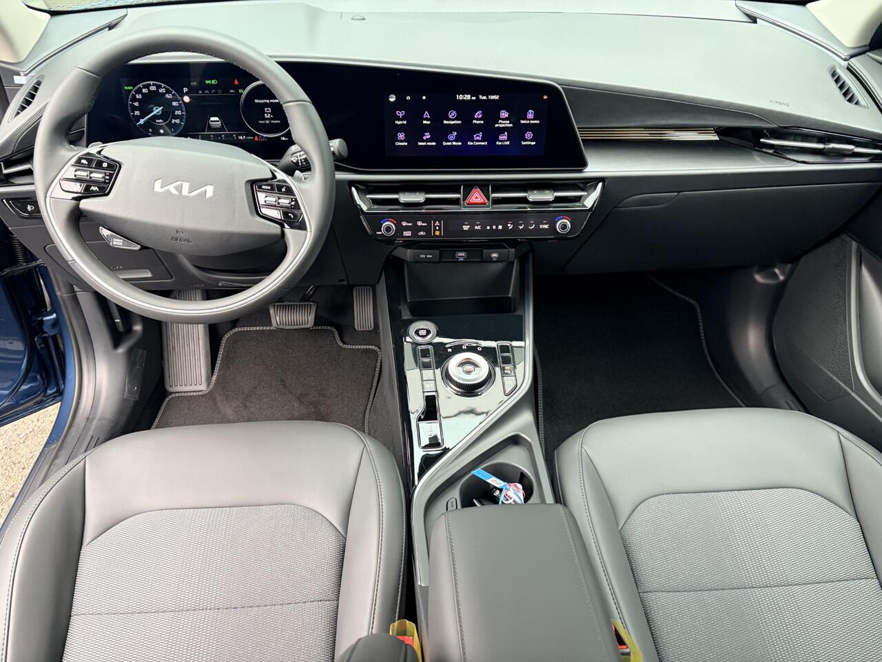 KIA Niro 1.6 GDi Hybrid DynamicLine Kleur City Scape Green direct leverbaar | Rijklaarprijs ¤. 34.790,= inclusief inruilactie!! |