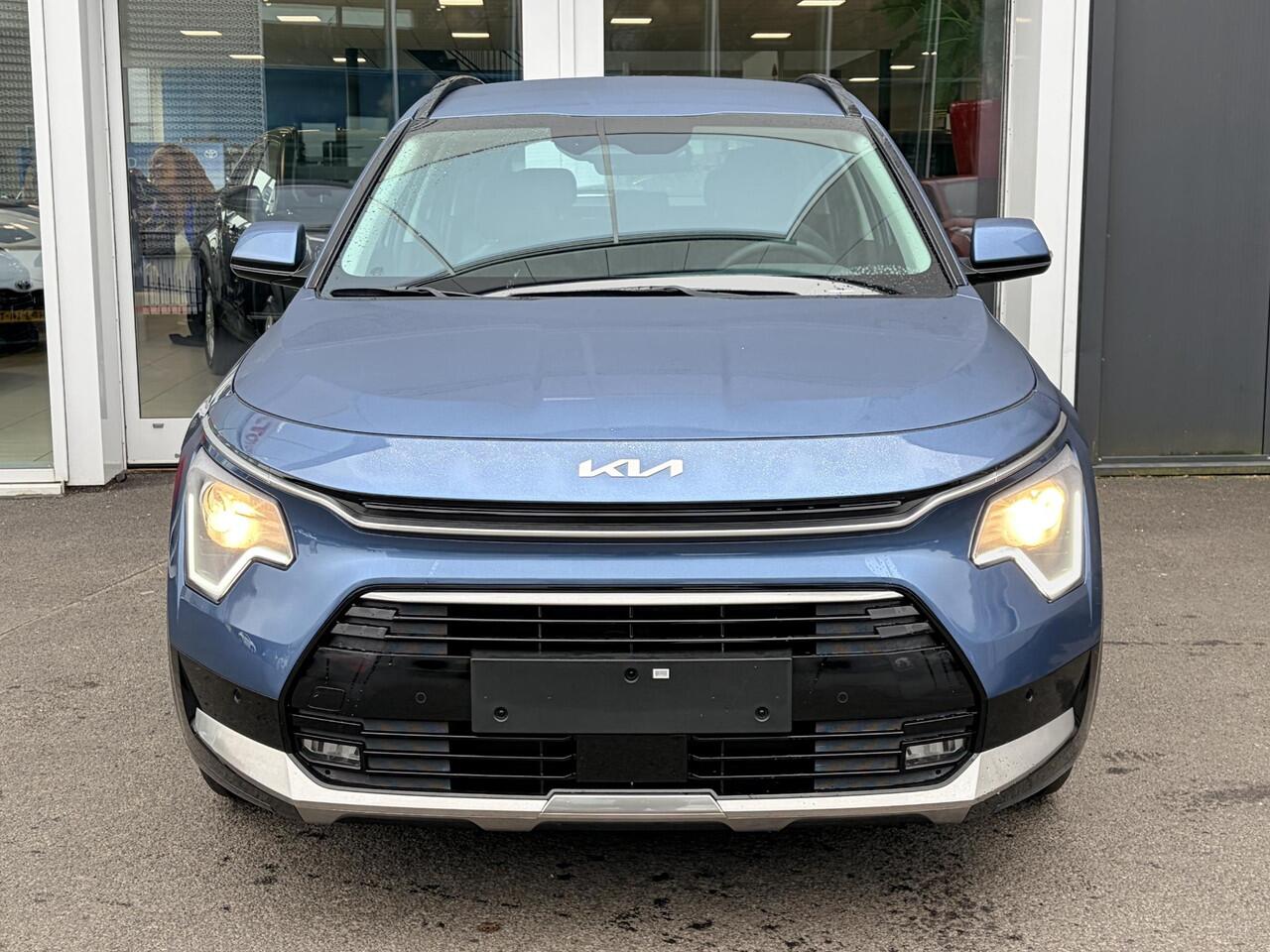 KIA Niro 1.6 GDi Hybrid DynamicLine Kleur City Scape Green direct leverbaar | Rijklaarprijs ¤. 34.790,= inclusief inruilactie!! |