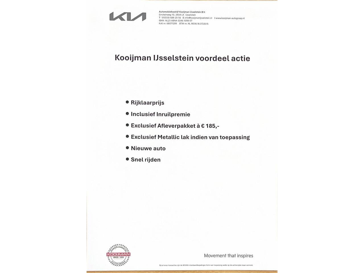 KIA Niro 1.6 GDi Hybrid DynamicLine Navigatie / LMV / Camera