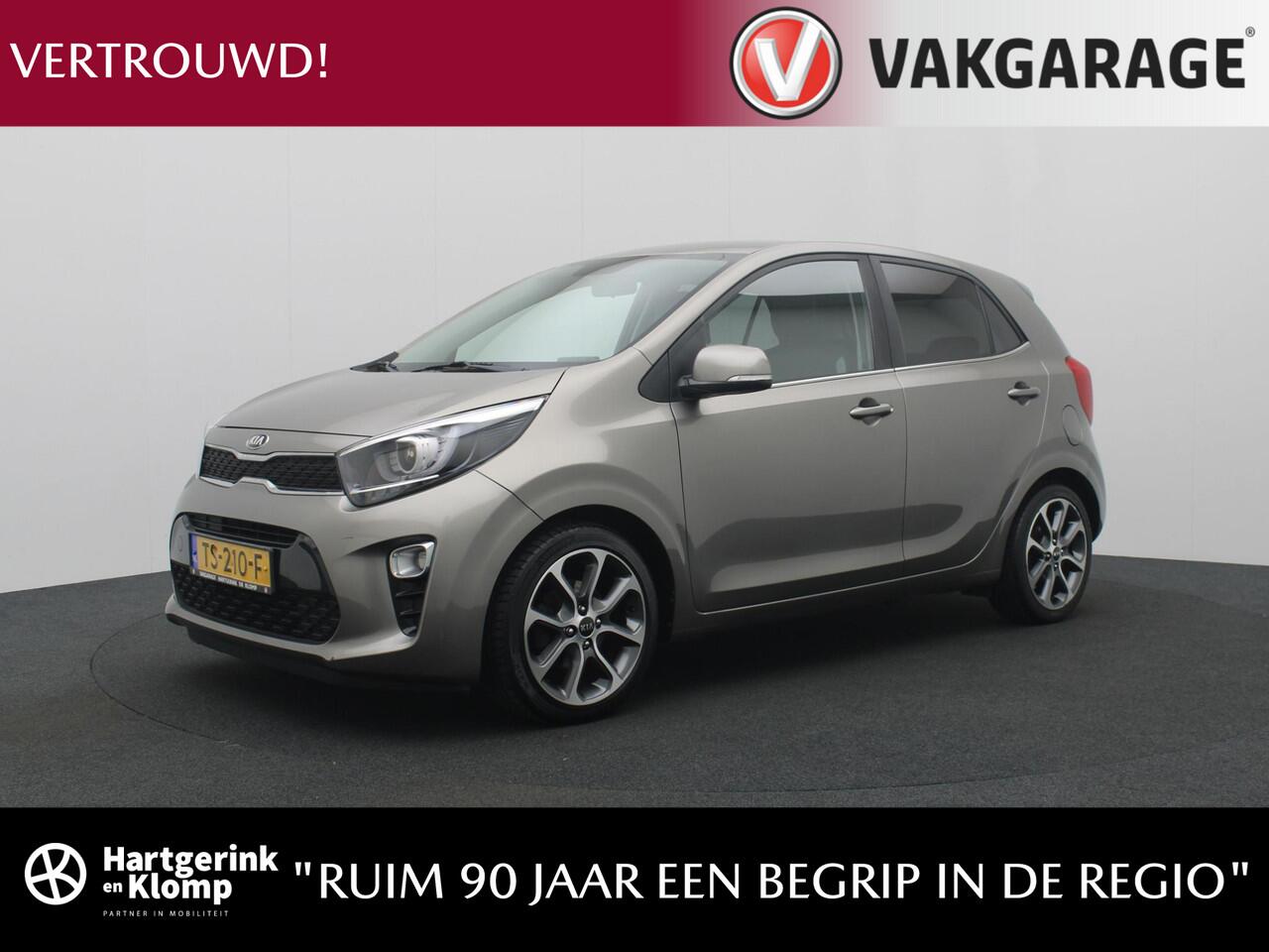 KIA PICANTO 1.0 CVVT Design Edition | volledig onderhouden | Cruise Control | CarPlay | lichtmetalen velgen | Achteruitrijcamera | lederen bekleding | Navigatie