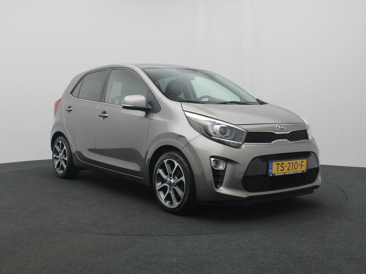 KIA PICANTO 1.0 CVVT Design Edition | volledig onderhouden | Cruise Control | CarPlay | lichtmetalen velgen | Achteruitrijcamera | lederen bekleding | Navigatie