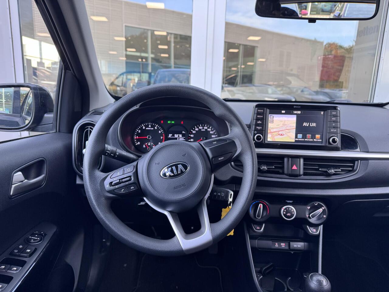 KIA PICANTO 1.0 CVVT ComfortPlusLine Navigator Navigatie | Centrale vergrendeling | LM Velgen | Achteruitrijcamera | Elektr. Ramen en buitenspiegels | Blue Tooth