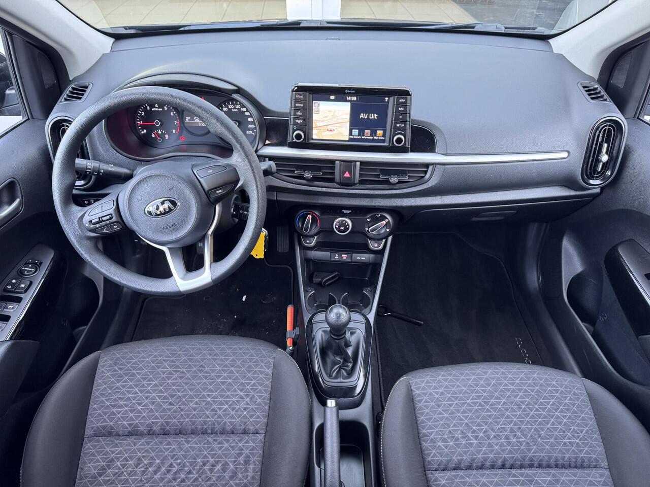 KIA PICANTO 1.0 CVVT ComfortPlusLine Navigator Navigatie | Centrale vergrendeling | LM Velgen | Achteruitrijcamera | Elektr. Ramen en buitenspiegels | Blue Tooth