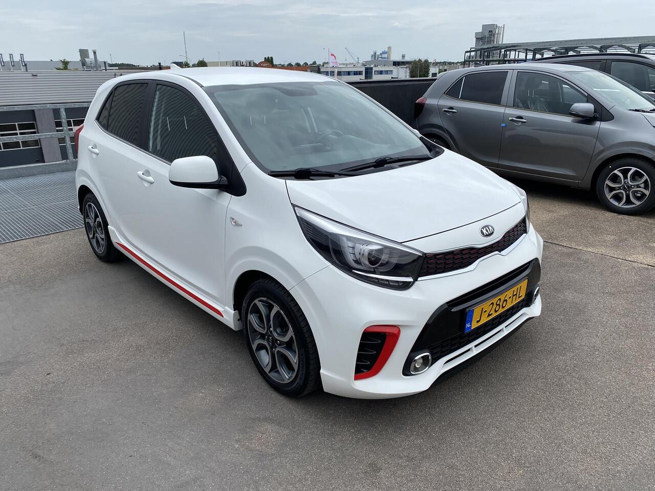 KIA PICANTO 1.0 MPi GT-Line Edition 1e eign. Nieuw geleverd en dealeronderhouden, Cruise control, navigatie Apple CarPlay/Android Auto, achteruitrij camera, sportief GT Line kunstlederen interieur