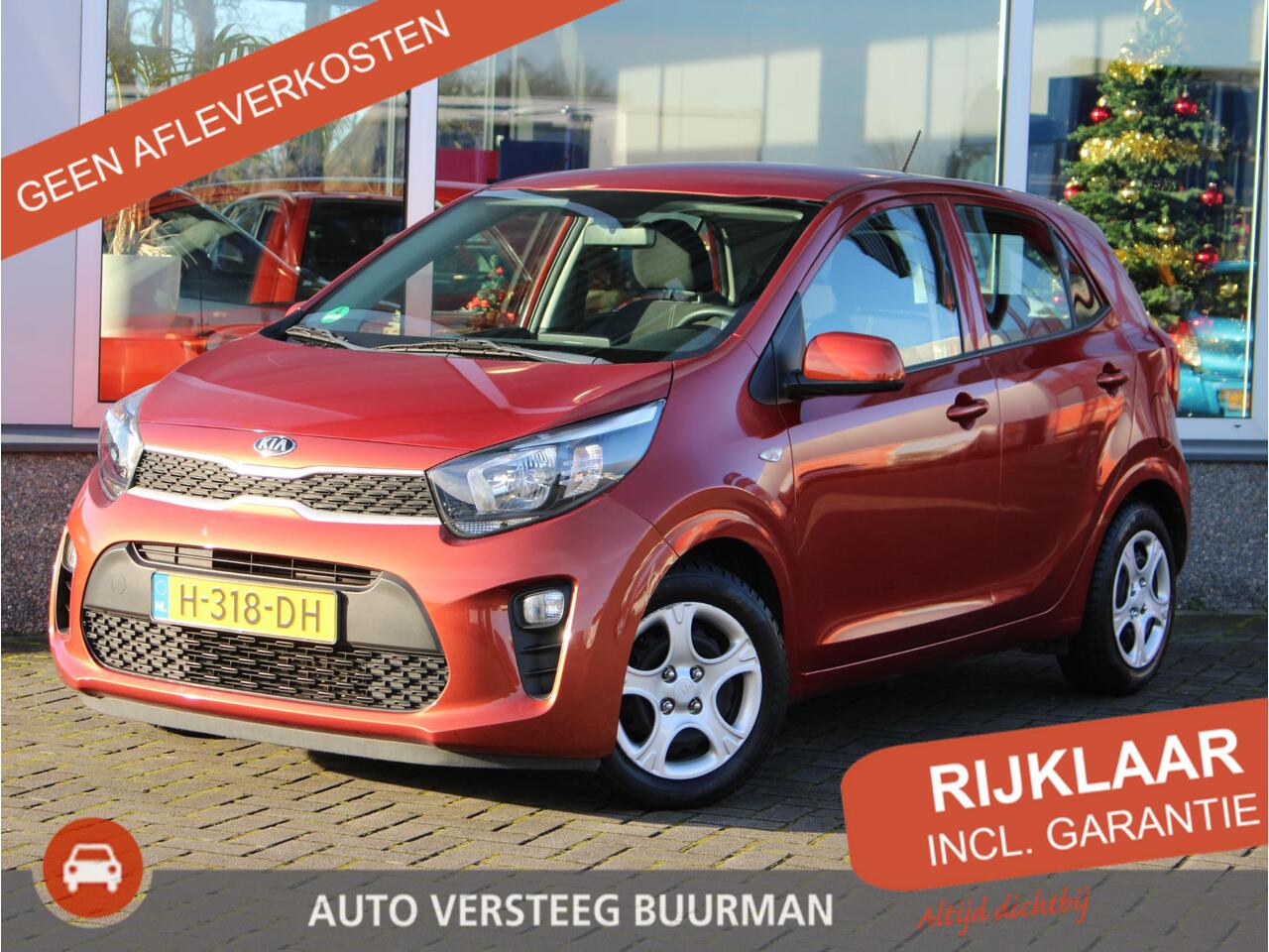 KIA PICANTO 1.0 MPi ComfortLine Airconditioning, All Seasonbanden, Stuurbekrachtiging, Elektrische ramen voor, Dealeronderhouden