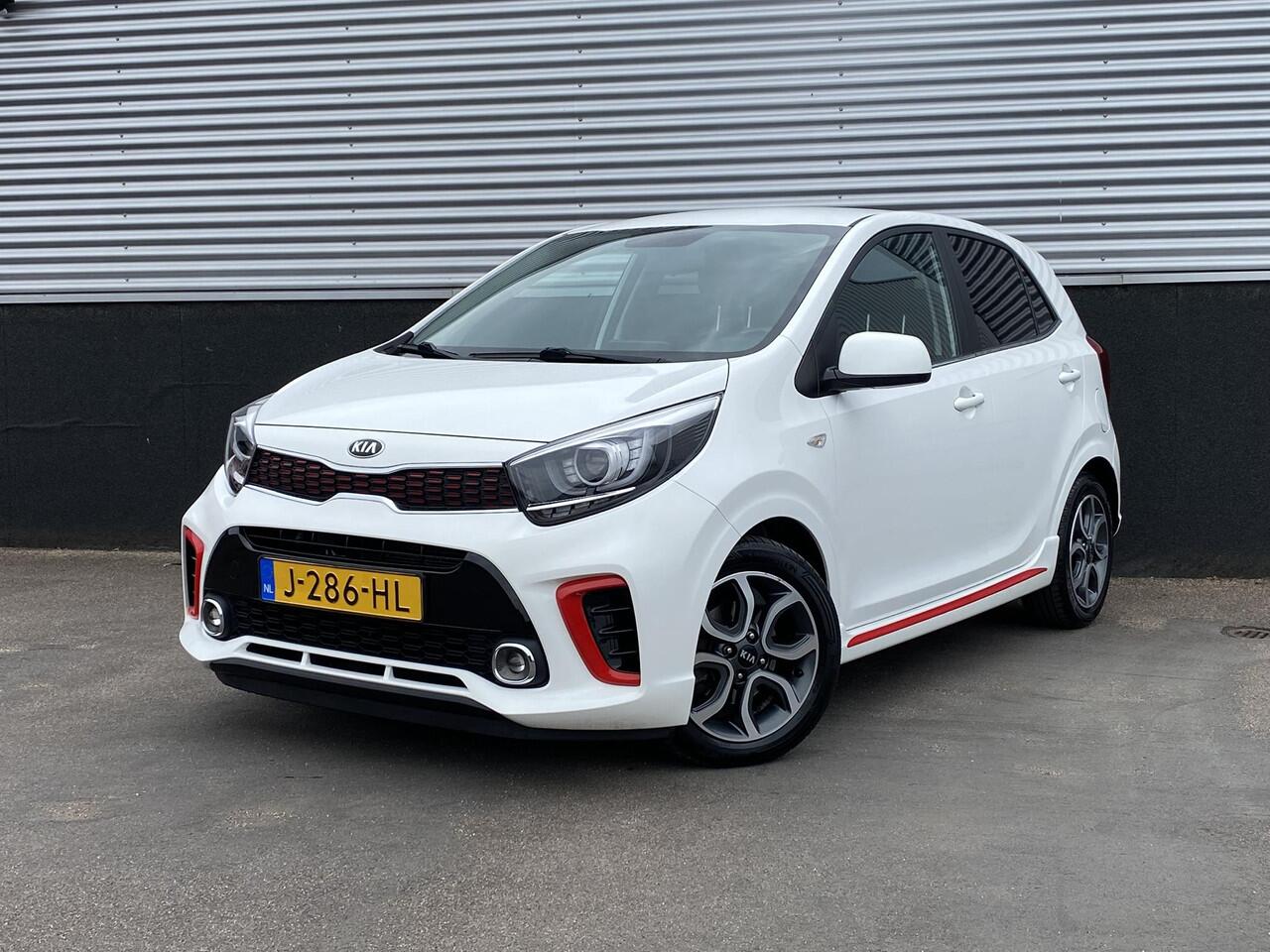 KIA PICANTO 1.0 MPi GT-Line Edition 1e eign. Nieuw geleverd en dealeronderhouden, Cruise control, navigatie Apple CarPlay/Android Auto, achteruitrij camera, sportief GT Line kunstlederen interieur