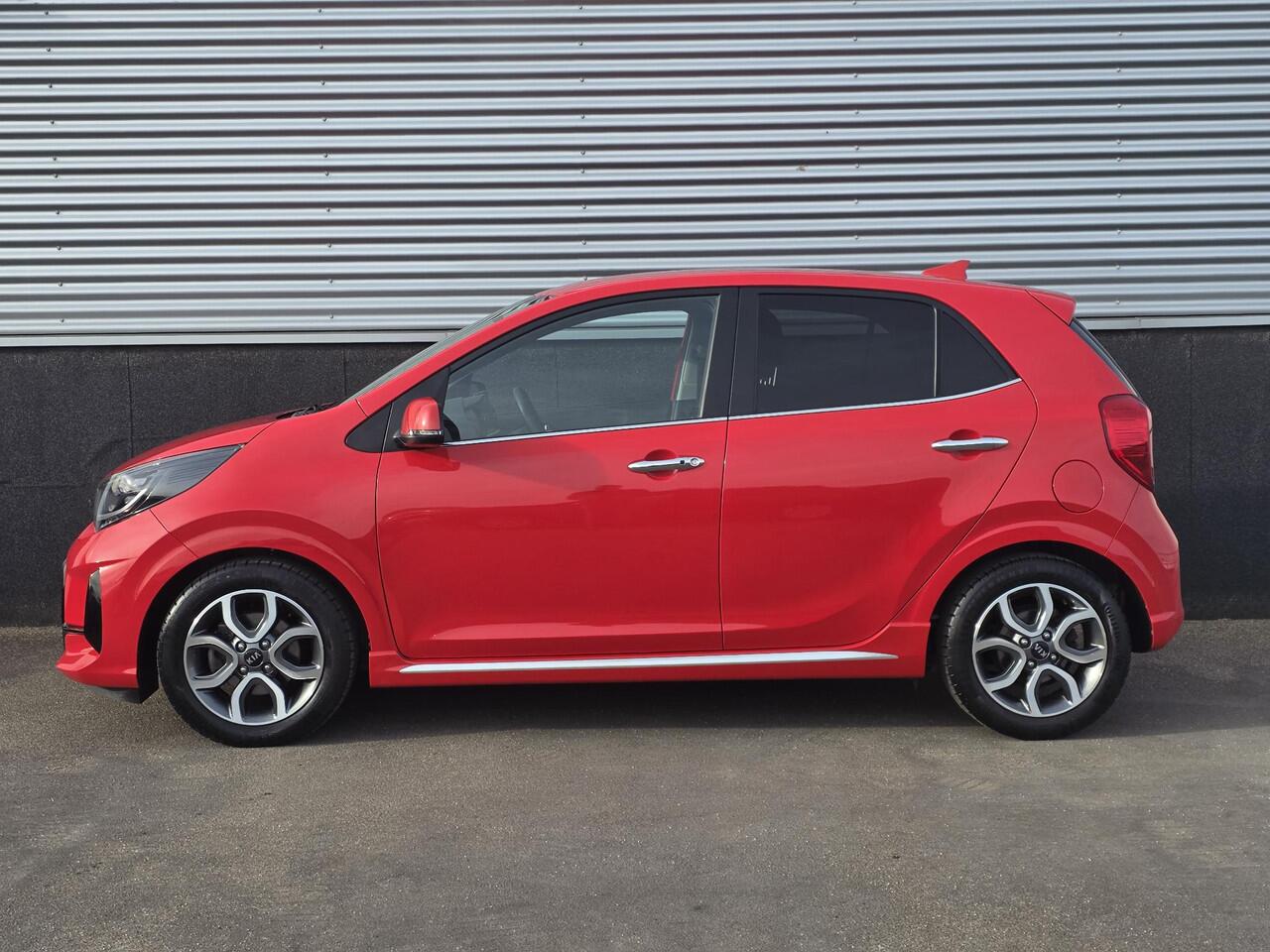 KIA PICANTO 1.0 DPi GT-Line Lederen bekleding, Navigatie, Parkeersensoren, privacy glass, Smart Key, Cruise control, climate control