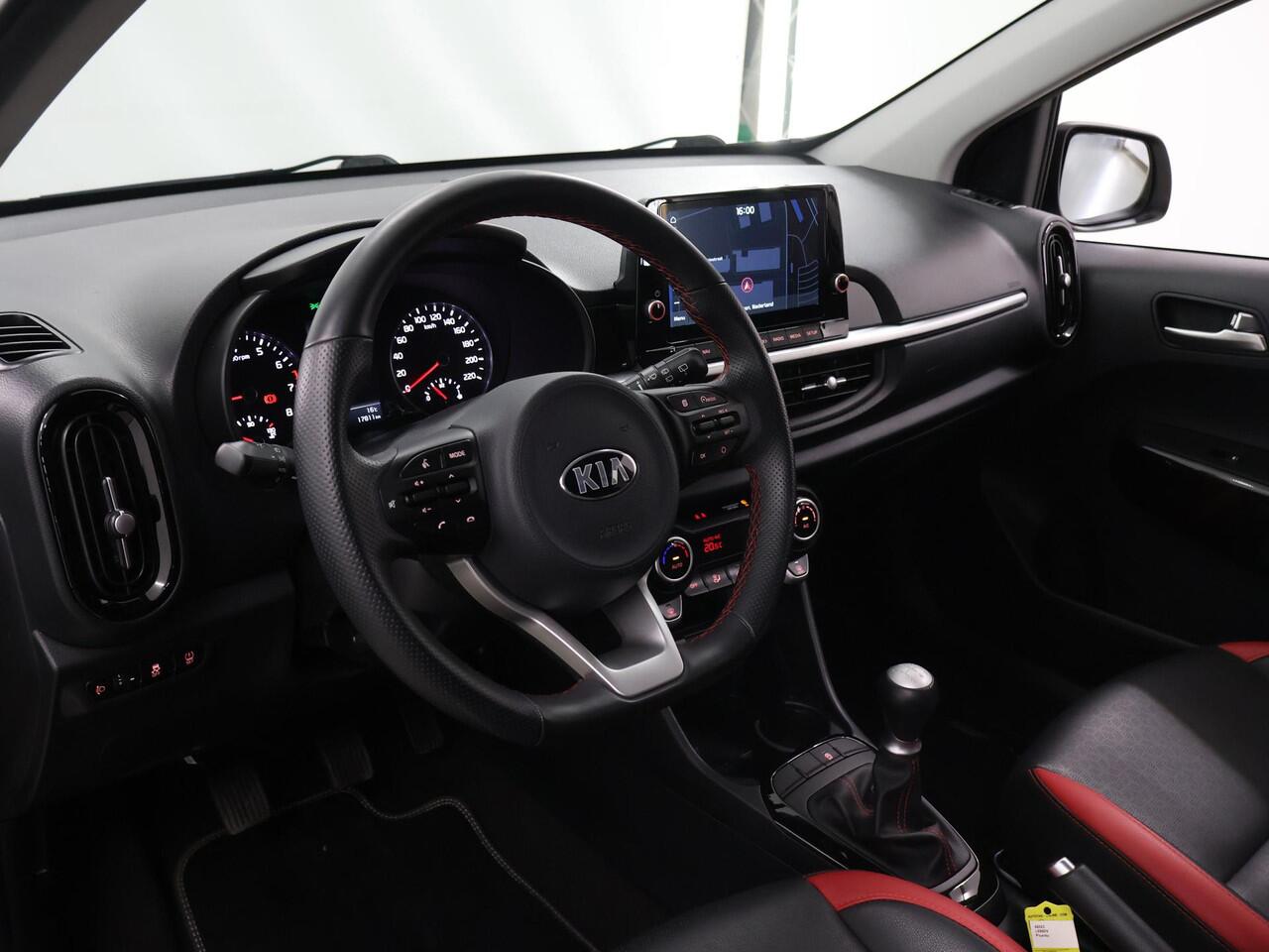 KIA PICANTO 1.0 DPi GT-Line | Navigatie | Parkeercamera | Leder | Apple Carplay/Android Auto | Climate Control | Cruise Control |