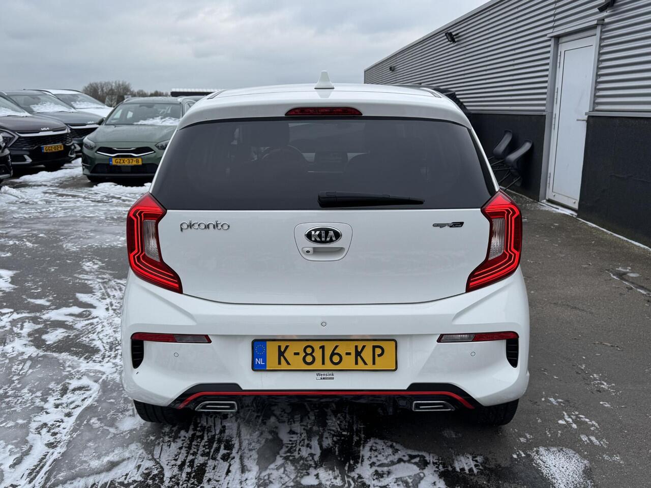 KIA PICANTO 1.0 DPi GT-Line 1e eign. Dealeronderhouden, Navigatie, Lederen bekleding, Privacy glass, Smart Key, Cruise control,